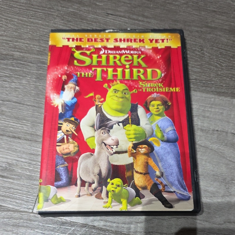 Dreamworks Shrek the Third Colorful DVD Cover